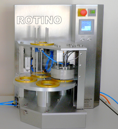 Sealing machine ROTINO without piston filler